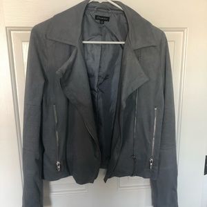 Gray Suede Jacket